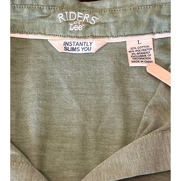 EUC Rider's by Lee Ladies button down shirt Cotton Poly blend casual - Picture 5 of 6